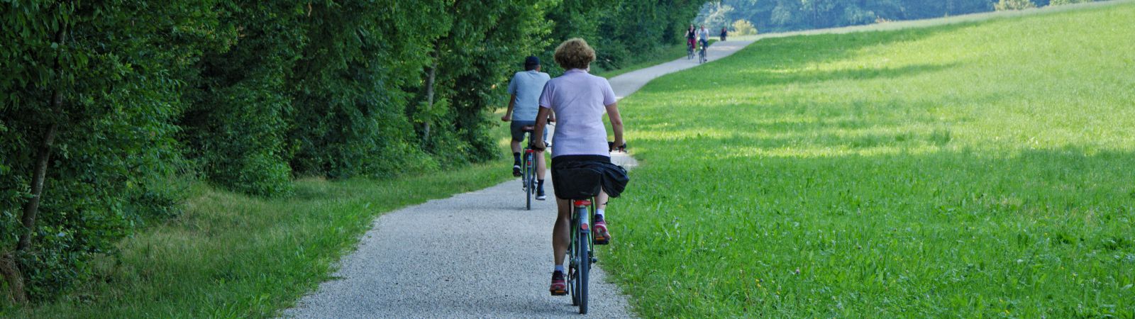 fietsen door de natuur