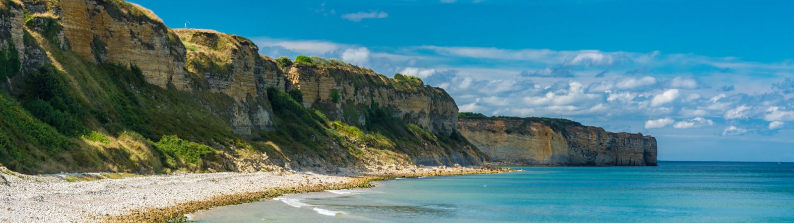 Omaha beach in Normandië